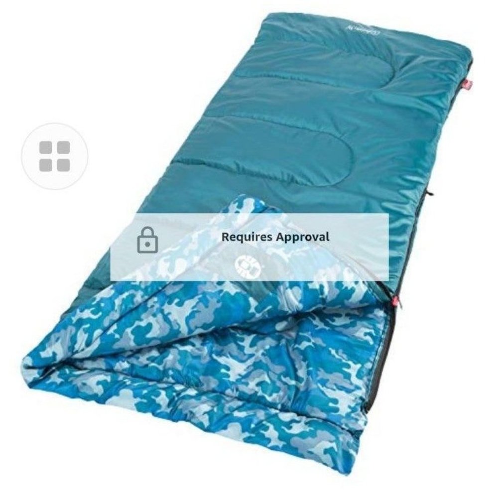 Coleman Kids Camo 45 Youth Sleeping Bag